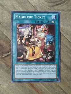 Madolche Ticket - ABYR-EN061 - Common Unlimited Edition NM YuGiOh! Abyss Rising - Image 1