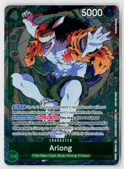 Arlong OP15-023 Alt Dash Pack Adventure On Kamis Island One Piece TCG English NM - Image 1