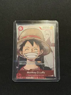 Monkey D Luffy (Alternate Art) P-001 25th Anniversary One Piece Promotion Card - Image 1