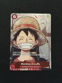 Monkey D Luffy (Alternate Art) P-001 25th Anniversary One Piece Promotion Card - Image 2