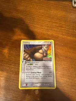 Slaking 13/108 Reverse Holo Rare EX Power Keepers Pokemon Card - Image 1
