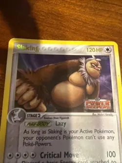 Slaking 13/108 Reverse Holo Rare EX Power Keepers Pokemon Card - Image 2