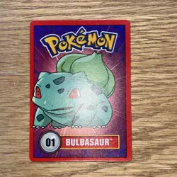 Bulbasaur 01 1998 Official Nintendo Pokemon Promo Card - Image 1