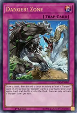 Danger! Zone - CYHO-EN087 - Ultra Rare - 1st Edition Near Mint Yugioh Card - Image 1