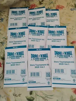 9 packs Dragon Ball Super Card Game - Masters Store Tournament Kit 2025 Vol 1 - Image 1