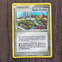 Battle Frontier 71/108 Power Keepers Reverse Holo Stamped Pokemon Card TCG - Image 1