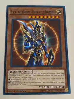 Yugioh Black Luster Soldier Ritual Envoy Sacred Twilight Chaos - Free Holo Card - Image 4