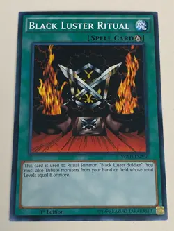 Yugioh Black Luster Soldier Ritual Envoy Sacred Twilight Chaos - Free Holo Card - Image 5