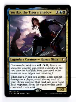 Yuriko, the Tiger's Shadow 52 Commander 2018 R MTG LP - Image 1