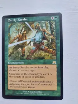 Steely Resolve Onslaught Original Rare MTG Magic the Gathering [Commander] NM/M - Image 1