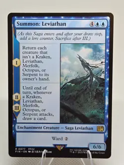 Summon: Leviathan X1 FIN MTG Final Fantasy FB3 - Image 1