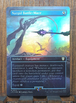MTG✨ Nazgul Battle-Mace (Borderless) Commander: the Lord of the Rings, NM.. 🎇 - Image 1