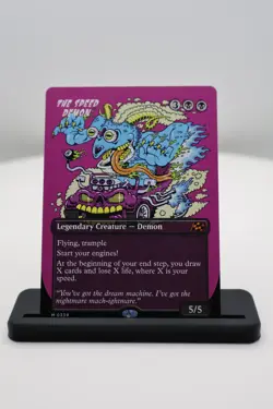 1x The Speed Demon Borderless NM Aetherdrift (DFT) MTG Magic the Gathering - Image 1