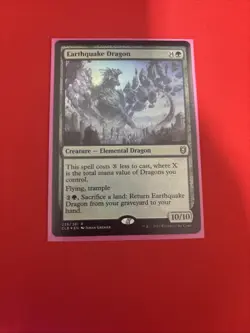 Earthquake Dragon Commander Legends: Battle for Baldur's Gate Foil - Image 4