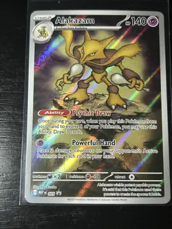 Alakazam 009 Pokemon Mega Evolution Holo Black Star Promo Card - Image 1