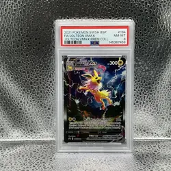 2021 POKEMON SWSH BLACK STAR PROMO #184 FULL ART/JOLTEON VMAX PSA 8 - Image 1