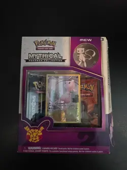 Pokemon 2016 20th Anniversary XY Generations Mew Mythical Pin Collection Box - Image 1