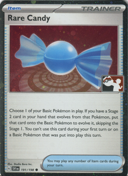 Rare Candy Play! Prize Pack Series 3 4 Cosmos HOLO Stamped Promo 191/198 Pokemon - Image 1