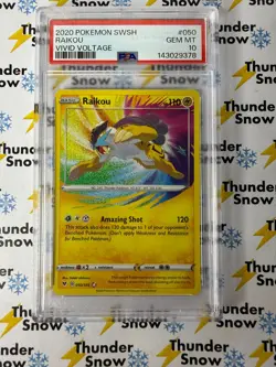 Raikou #050 Vivid Voltage 2020 Pokemon PSA 10 143029378 - Image 1