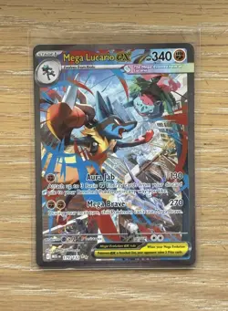 Pokemon Mega Evolution Mega Lucario EX #179/132 SIR Holo EN (2025) - Image 1