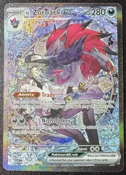 Pokemon TCG N's Zoroark EX Holo Ultra Rare Ascended Heroes 286/217 NM - Image 1