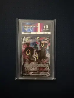 Pokemon TCG Brilliant Stars Umbreon VMAX TG23/TG30 Full Art Rare ACE 10 - Image 1