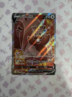 Pokemon TGC - Greedent V Fusion Strike 256/264 Full Art Pack Fresh MINT - Image 1