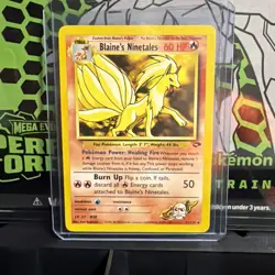 Pokemon TCG Blaine's Ninetales Gym Challenge 21/132 Unlimited Rare - Image 1