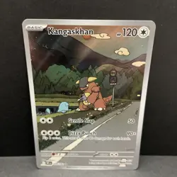 2025 Pokemon Scarlet & Violet White Flare Kangaskhan #204/182 - Image 1