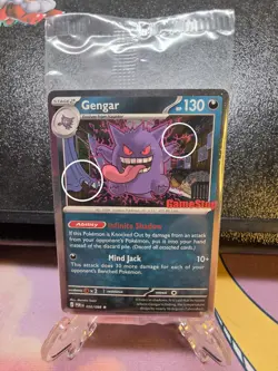 SEALED Gengar GameStop promo SWIRL + SHADOW BALL 🌀 050/088 STAMPED MINTY 💎 - Image 1