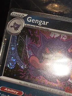 SEALED Gengar GameStop promo SWIRL + SHADOW BALL 🌀 050/088 STAMPED MINTY 💎 - Image 3