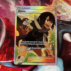 Pokemon Zinnia Trainer Dragon Majesty Ultra Rare Full Art Holo 70/70 - Image 1