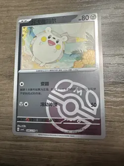 Pokemon CSV4C Reverse Halo Masterball Chinese Togedemaru - Image 1