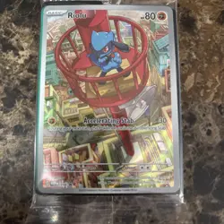 Riolu #10 Mega Evolution ETB Black Star Promo Pokemon TCG SEALED! - Image 1