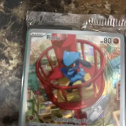 Riolu #10 Mega Evolution ETB Black Star Promo Pokemon TCG SEALED! - Image 3