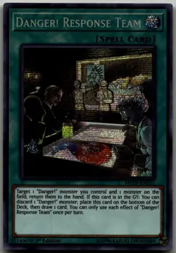 Danger! Response Team Prismatic Secret Rare 2019 Gold Sarcophagus Tin Mega Pack - Image 1