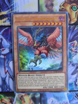 Yu-Gi-Oh x3 Danger! Thunderbird! GFTP-EN090 Ultra Rare 1st Edition NM - Image 2
