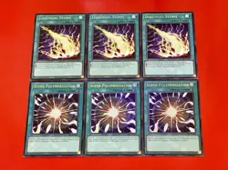 3x Super Polymerization | Ultra Rares + 3x Lightning Storm | Rares | YuGiOh! - Image 1