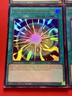3x Super Polymerization | Ultra Rares + 3x Lightning Storm | Rares | YuGiOh! - Image 3