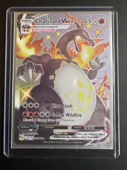 Charizard VMAX SV107/SV122 Shiny Vault Shining Fates Rare Holo Pokemon Card NM - Image 1