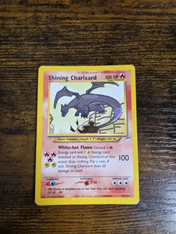 Pokemon Neo Destiny Shining Charizard Card 107/105 Holo Ungraded - Image 1