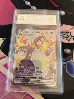 CHARIZARD ~ 2021 Pokemon PSA 10 Card #SV107/SV122 Shining Fates VMAX Full Art - Image 1