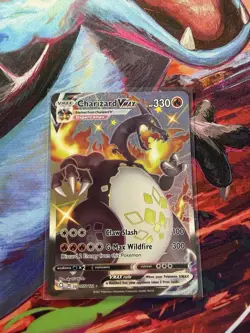 Pokemon Charizard VMAX Sv107/Sv122 Shining Fates Card NM - Image 1