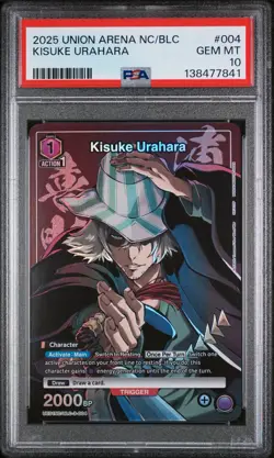 2025 BLC-3-004 Kisuke Urahara Bleach Union Arena PSA 10 - Image 1