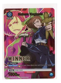 Nobara Kugisaki (Winner) Foil C Jujutsu Kaisen Union Arena Promo JJK-1-043 NM - Image 1