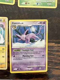 Pokemon Vintage TCG Eevee Rare Espeon Leafeon Holographic Flareon SP 10 Card Lot - Image 4