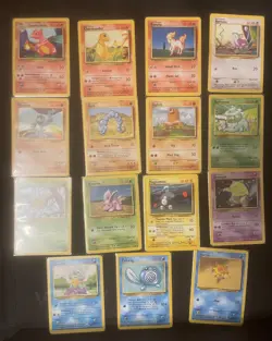 Pokemon TCG Base Set 29 Card Bundle WOTC 1999 LP Vintage Non Holo Lot Top Loaded - Image 4