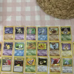 Pokemon TCG Team Rocket Card Bundle Job Lot WOTC 1999 Vintage no dupes x5 1st ed - Image 2