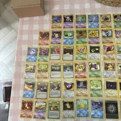Pokemon TCG Team Rocket Card Bundle Job Lot WOTC 1999 Vintage no dupes x5 1st ed - Image 3