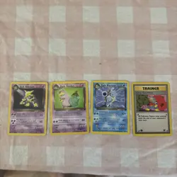Pokemon TCG Team Rocket Card Bundle Job Lot WOTC 1999 Vintage no dupes x1 1st ed - Image 2